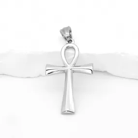 Ankh Cross Pendant - Silver
