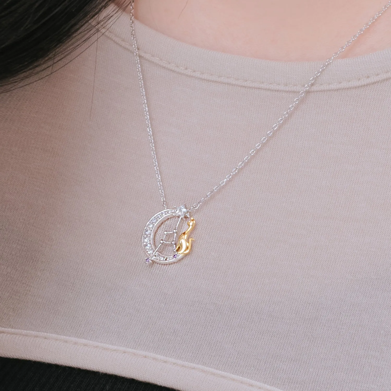Constellation Cat Necklace