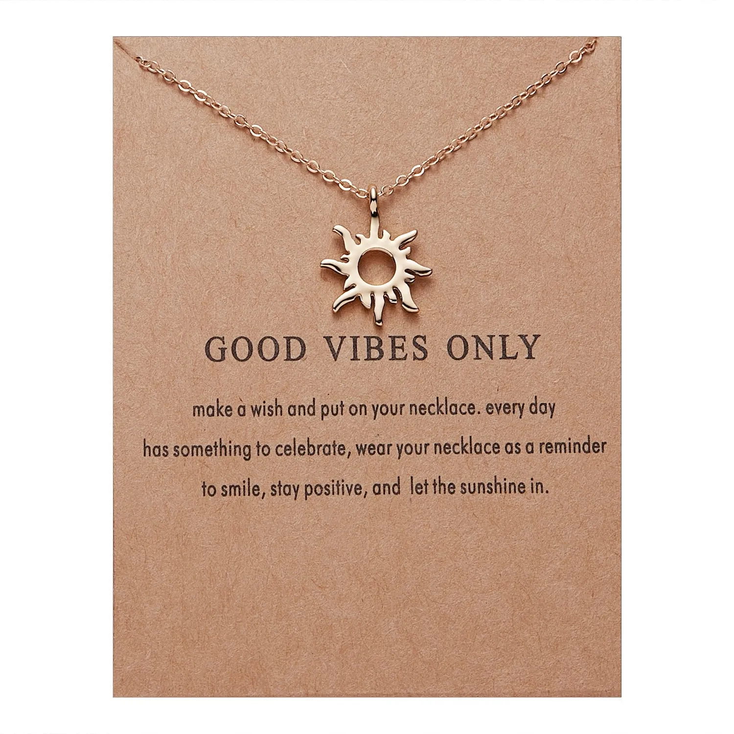 Cute Alloy Karma, Sun, Star, Butterfly, Heart, Luck, Balance, Spiritual Pendant Necklaces