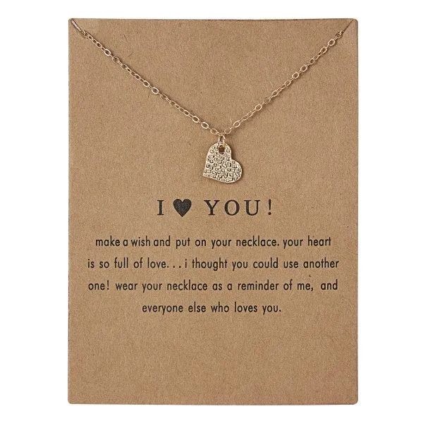 Cute Alloy Karma, Sun, Star, Butterfly, Heart, Luck, Balance, Spiritual Pendant Necklaces