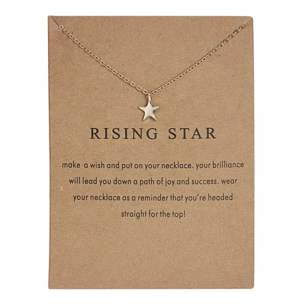 Cute Alloy Karma, Sun, Star, Butterfly, Heart, Luck, Balance, Spiritual Pendant Necklaces