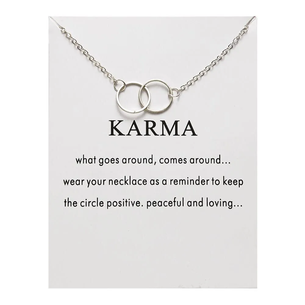 Cute Alloy Karma, Sun, Star, Butterfly, Heart, Luck, Balance, Spiritual Pendant Necklaces
