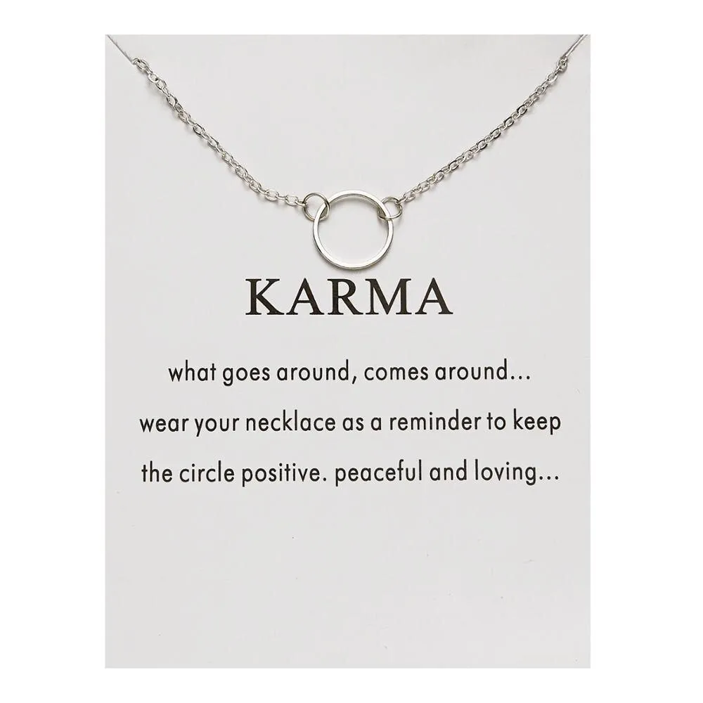 Cute Alloy Karma, Sun, Star, Butterfly, Heart, Luck, Balance, Spiritual Pendant Necklaces