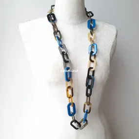 Elegant Handmade Necklace J18047, Made by Natural Buffalo Horn and Lacquer