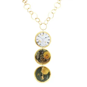 Evocateur Time After time 3 part Necklace
