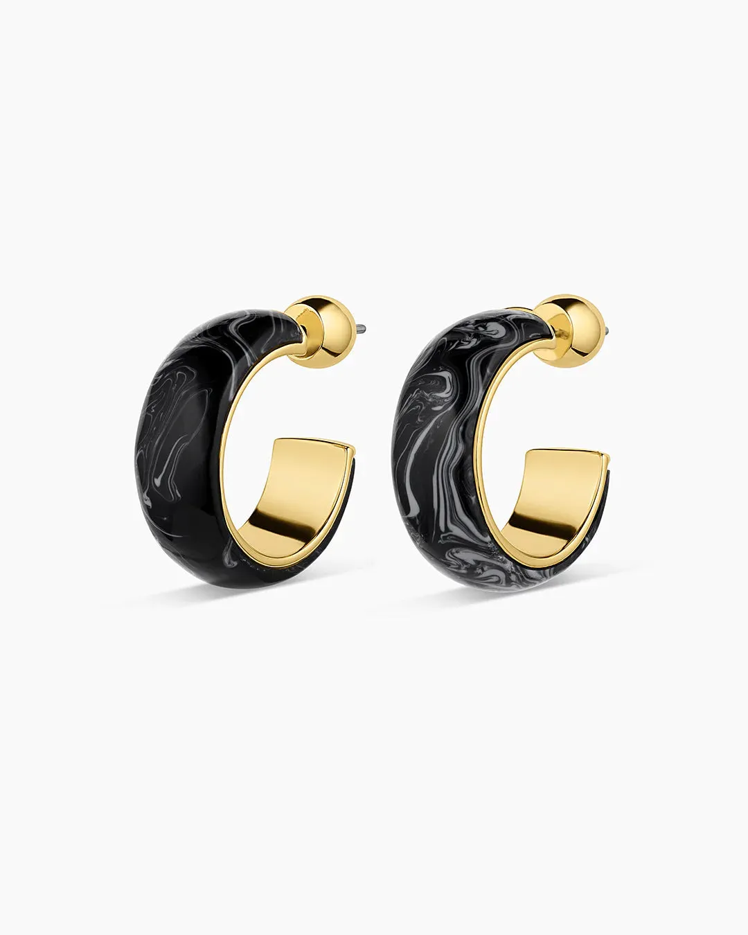 Gorjana ‘Paseo Marble Small Hoops’