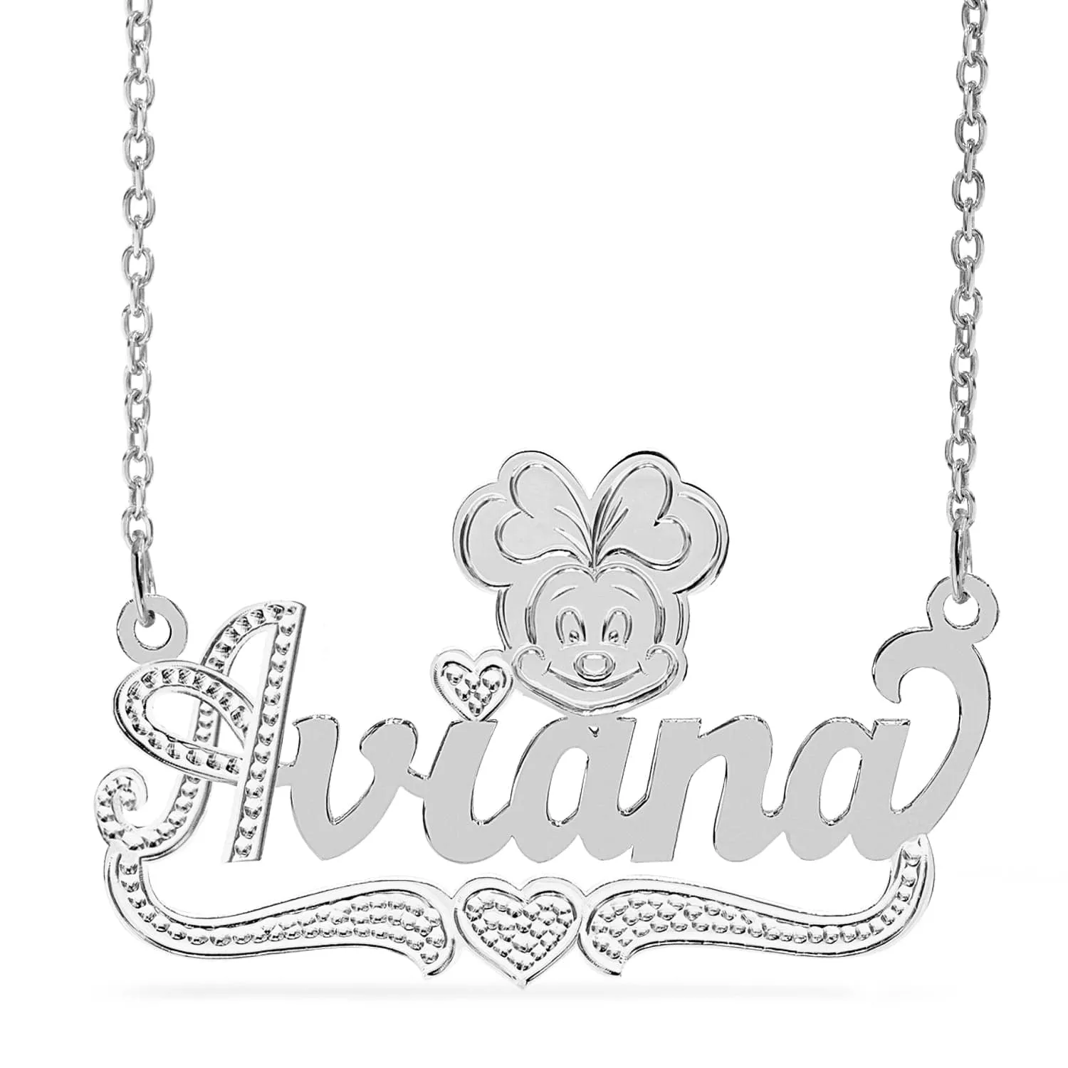 Kid's Cartoon Nameplate Necklace