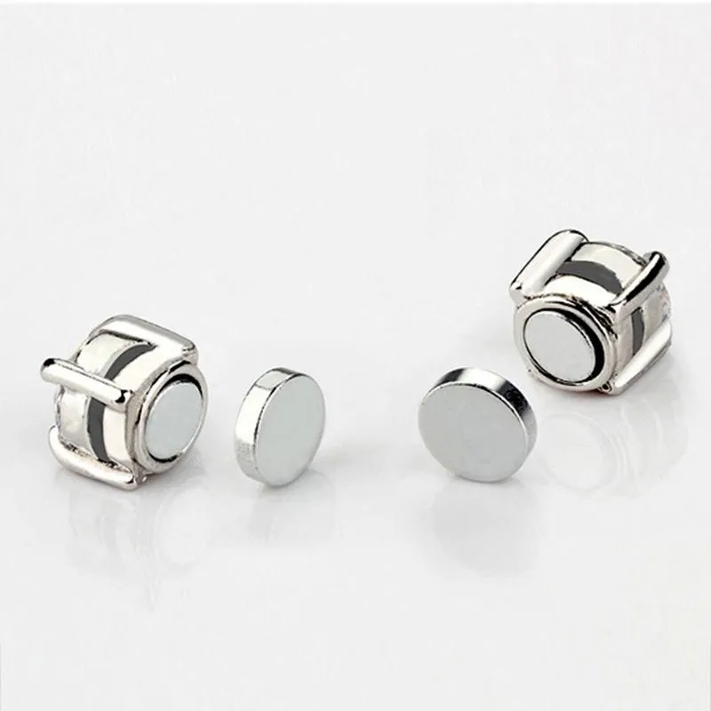 Round 4 Prong Magnet Earrings