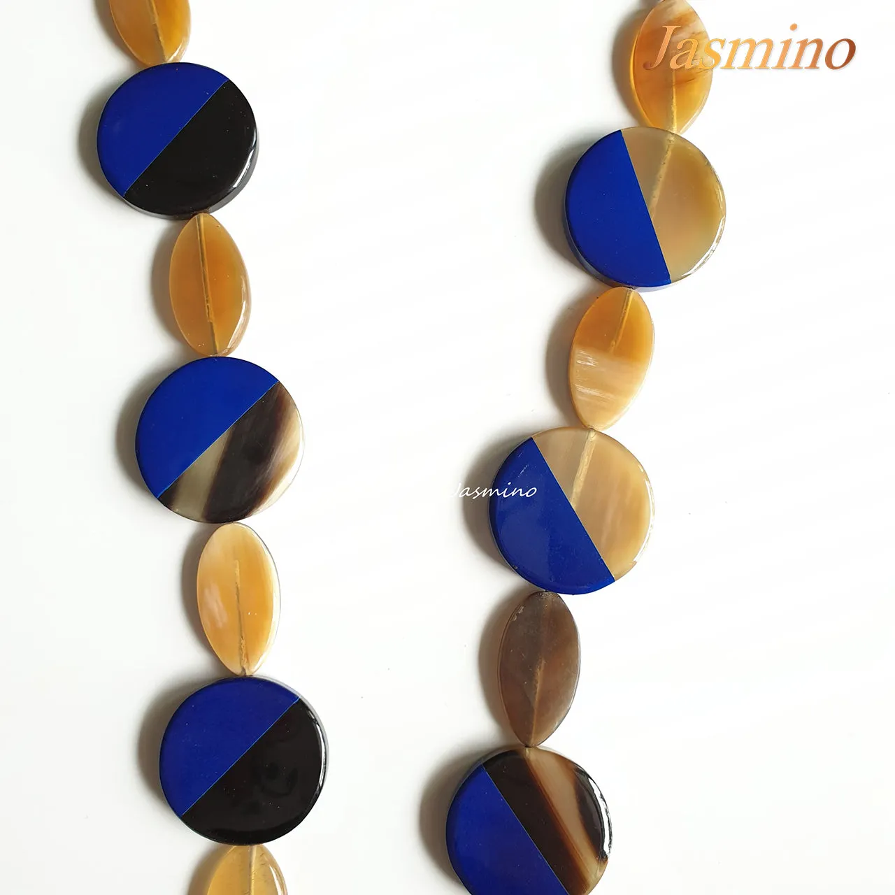 Rustic Buffalo Horn Necklace J17516, Handmade Product from Vietnam