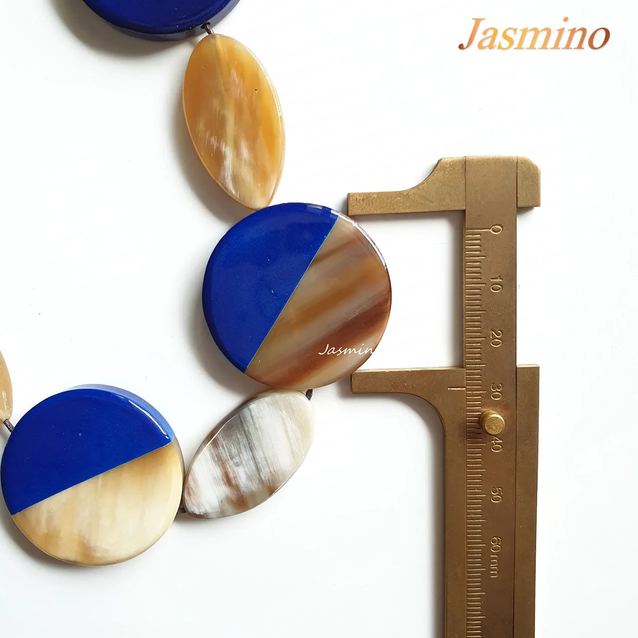 Rustic Buffalo Horn Necklace J17516, Handmade Product from Vietnam