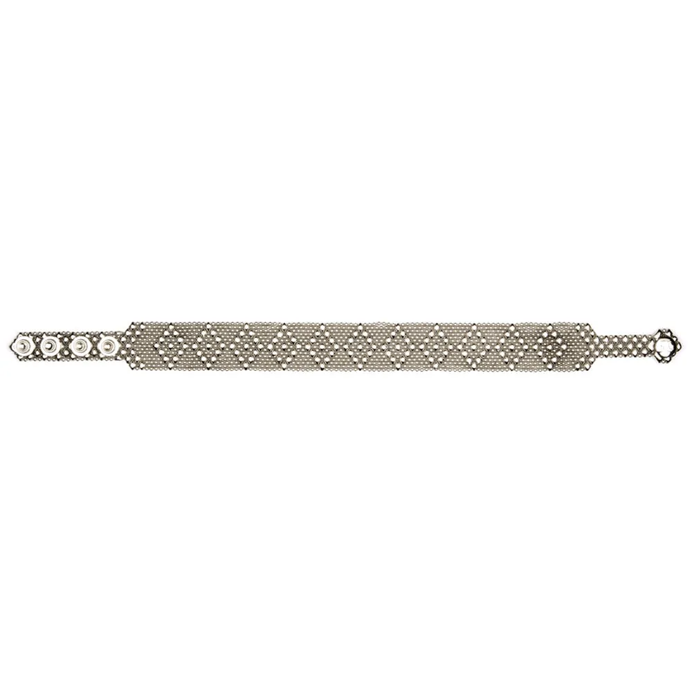 SG Liquid Metal C9-N Chrome Finish Choker by Sergio Gutierrez