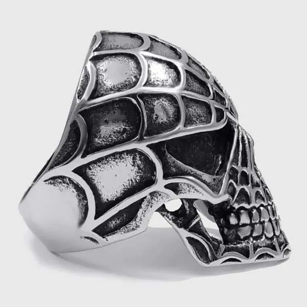 Spider Skull Ring