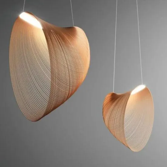 Sundberg Wabi-Sabi Organic Wavy Loops Pendant Lamp