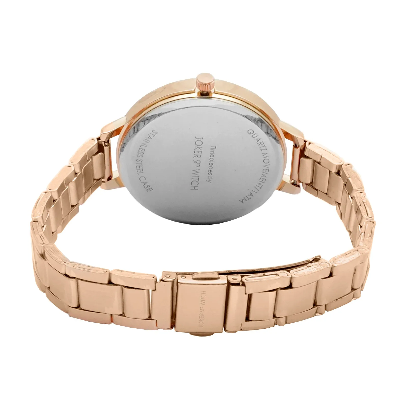 Time Travel Rosegold Watch Bracelet Stack